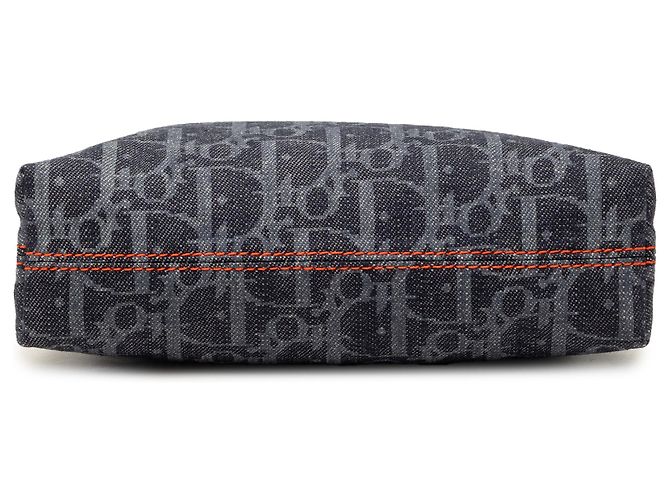 Dior Blue Diorissimo Trotter Denim Kosmetiktasche - Ansicht 3