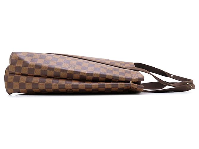 Louis Vuitton Cabas Beaubourg in Damier Ebene marrone - vista 3