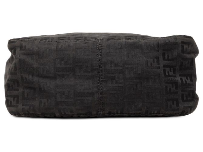 Borsa a mano Fendi in tela Zucchino nera Nero - vista 3