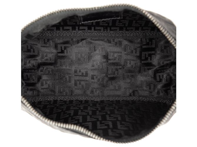 Borsa a mano Fendi in tela Zucchino nera Nero - vista 4