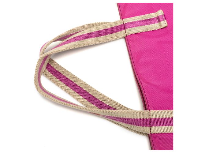 Gucci Tote aus pinkfarbener Canvas mit G-Monogramm - Ansicht 7