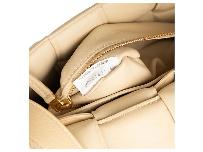 Bottega Veneta Borsa a tracolla Cassette in nappa Intrecciato marrone - vista 6