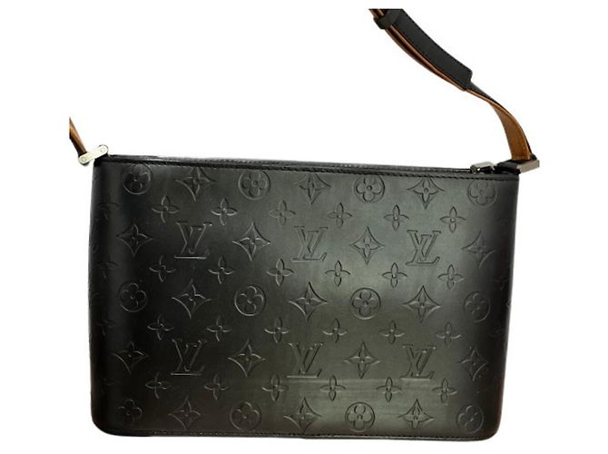 Borsa a tracolla Louis Vuitton Monogram Mat Alston Black Nero - vista 2