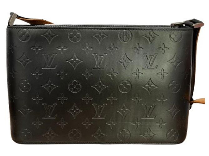 Borsa a tracolla Louis Vuitton Monogram Mat Alston Black Nero - vista 3
