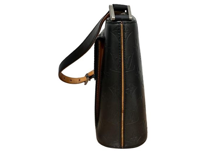 Borsa a tracolla Louis Vuitton Monogram Mat Alston Black Nero - vista 4