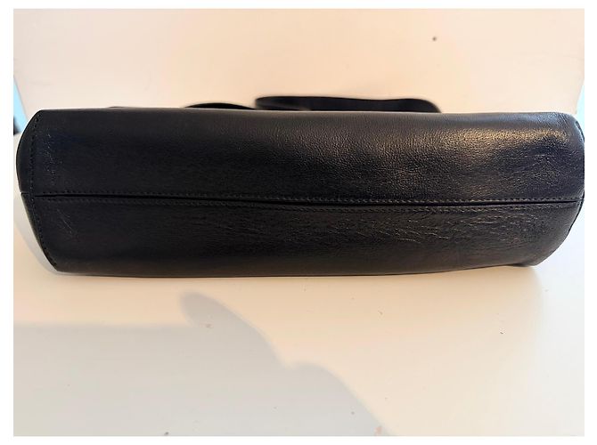 Zucca Fendi First Medium Nappaleder Handtasche Schwarz - Ansicht 4