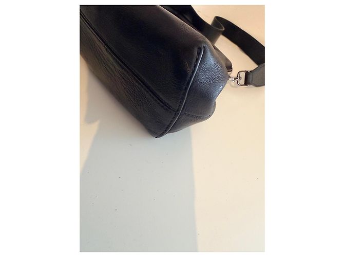 Zucca Fendi First Medium Nappaleder Handtasche Schwarz - Ansicht 5