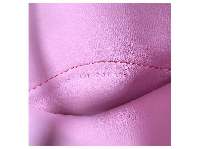 Hermès Borsa a Tracolla per Cellulare in Pelle di Capra Rosa - vista 4