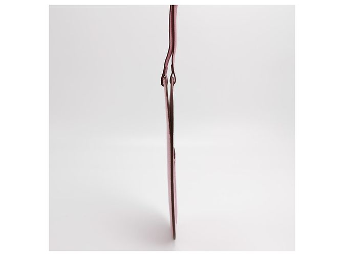 Hermès Borsa a Tracolla per Cellulare in Pelle di Capra Rosa - vista 7