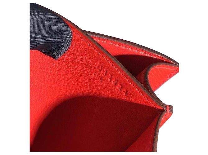 Borsa Hermès Constance S3 in pelle Epsom rossa Rosso - vista 11