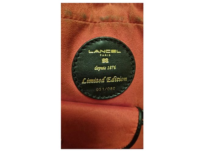Borsa Lancel Adjani Special Edition Pelle di Serpente e Vitello Grigio - vista 9