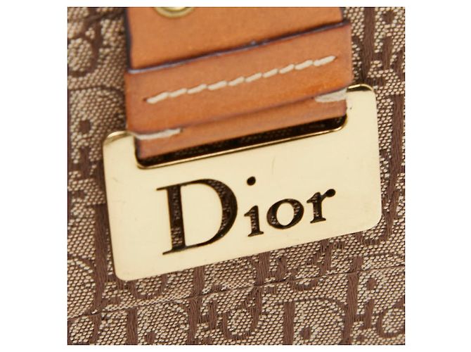 Tarjetero plegable Christian Dior Castaño Beige - vista 6