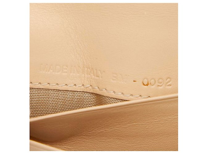 Tarjetero plegable Christian Dior Castaño Beige - vista 9