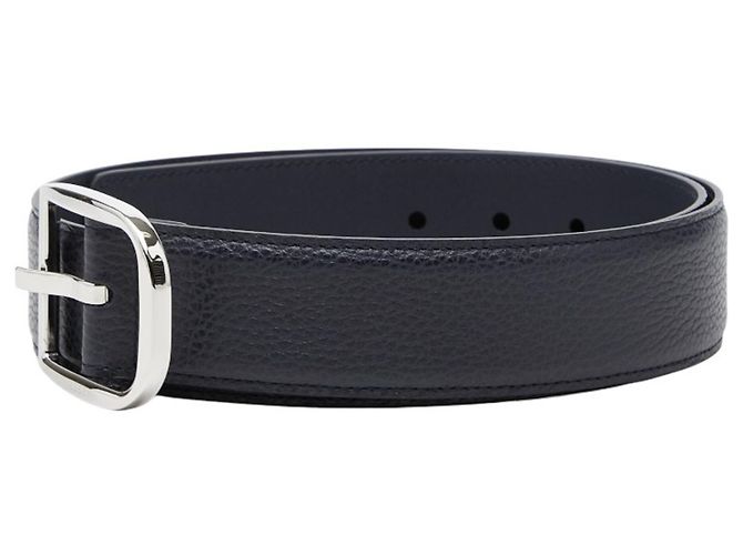 Cintura in pelle blu navy da uomo Gucci - vista 2
