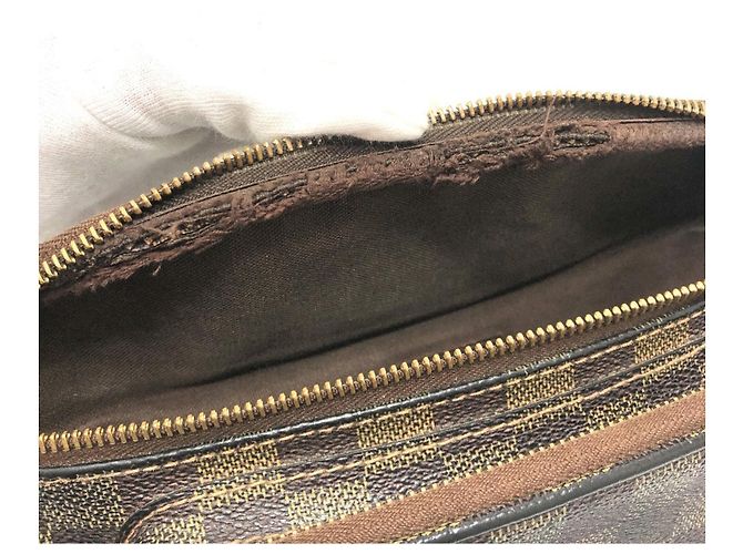 Borsa a tracolla Louis Vuitton Damier Canvas Marrone - vista 11