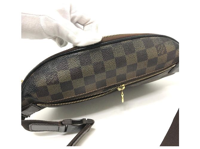Borsa a tracolla Louis Vuitton Damier Canvas Marrone - vista 12
