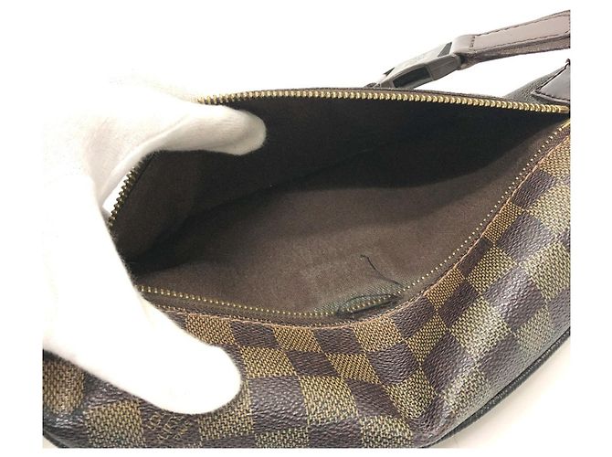 Borsa a tracolla Louis Vuitton Damier Canvas Marrone - vista 13
