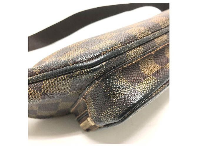 Borsa a tracolla Louis Vuitton Damier Canvas Marrone - vista 7