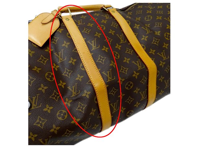 Borsa Boston Monogram Louis Vuitton Marrone - vista 10