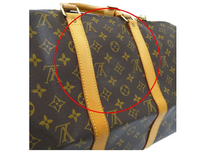 Borsa Boston Monogram Louis Vuitton Marrone - vista 13