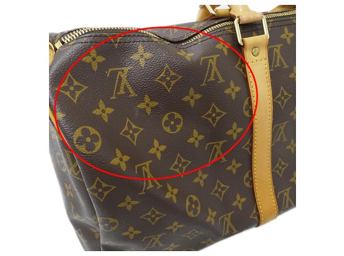 Borsa Boston Monogram Louis Vuitton Marrone - vista 14
