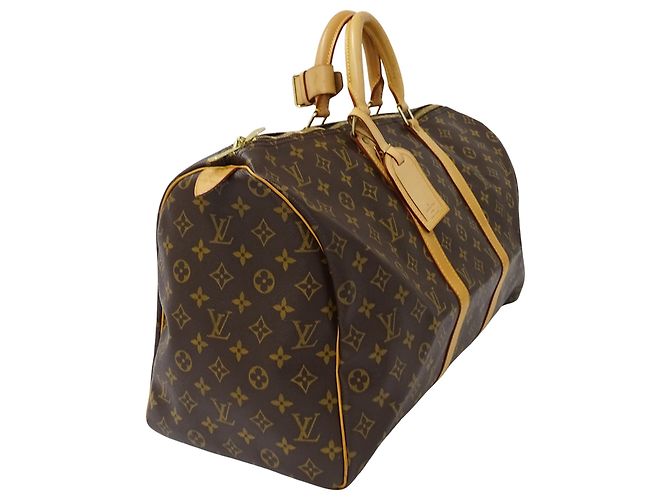Borsa Boston Monogram Louis Vuitton Marrone - vista 4