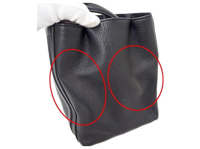 Bulgari Borsa a mano in pelle da donna Bvlgari Nero - vista 14