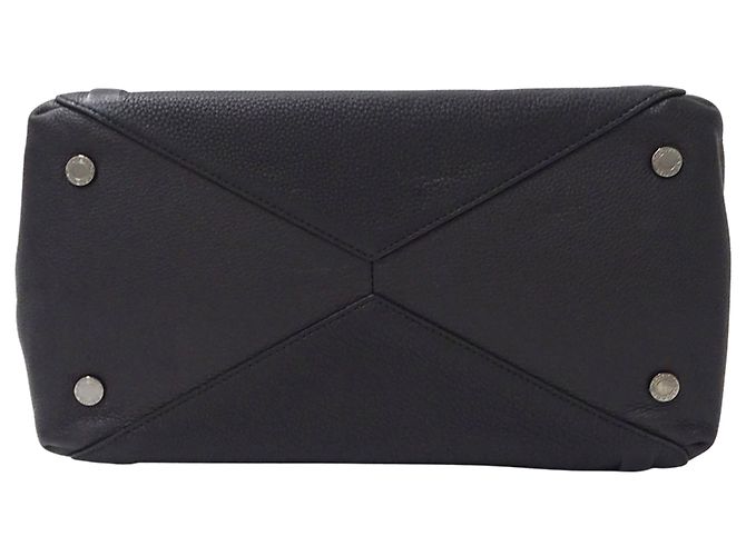 Bulgari Borsa a mano in pelle da donna Bvlgari Nero - vista 3