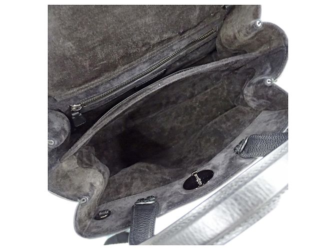 Bulgari Borsa a mano in pelle da donna Bvlgari Nero - vista 8