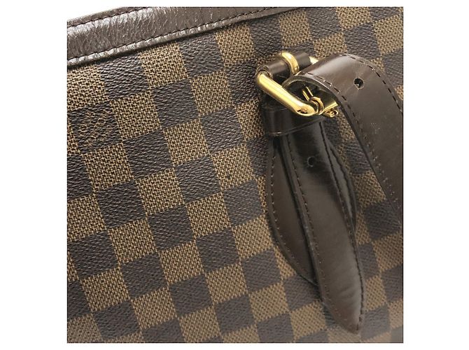 Borsa Tote Louis Vuitton Damier Hampstead MM Marrone - vista 12