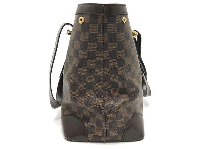 Borsa Tote Louis Vuitton Damier Hampstead MM Marrone - vista 4