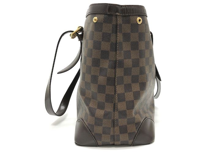 Borsa Tote Louis Vuitton Damier Hampstead MM Marrone - vista 5