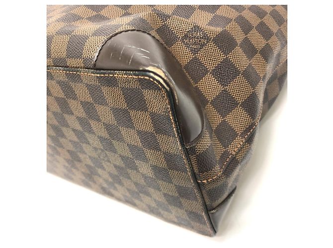 Borsa Tote Louis Vuitton Damier Hampstead MM Marrone - vista 7