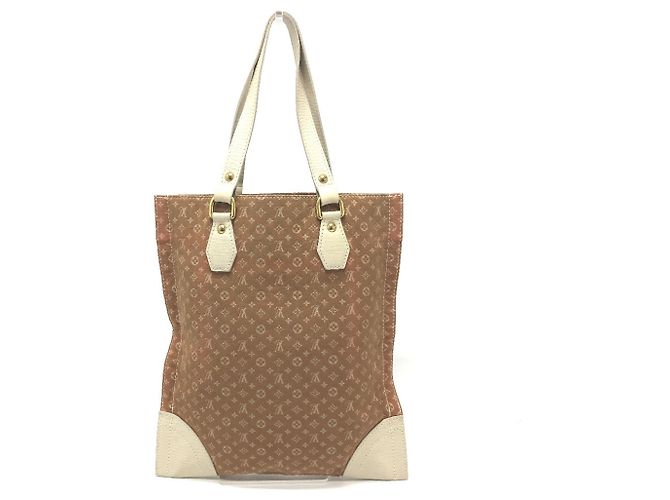 Borsa a tracolla Louis Vuitton Monogram Mini Initial Tanger Beige - vista 3