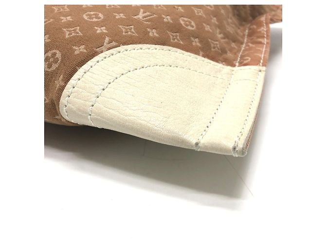 Borsa a tracolla Louis Vuitton Monogram Mini Initial Tanger Beige - vista 7
