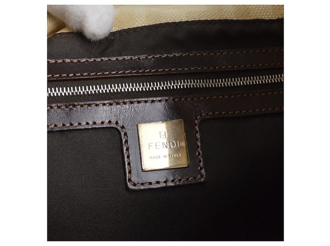 Fendi Baguette Bag Embroidered Leather - view 5