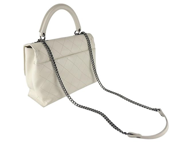 Timeless Borsa in pelle avorio Chanel Crudo - vista 11
