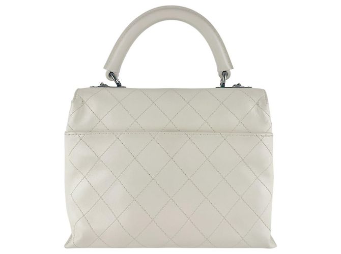 Timeless Borsa in pelle avorio Chanel Crudo - vista 3