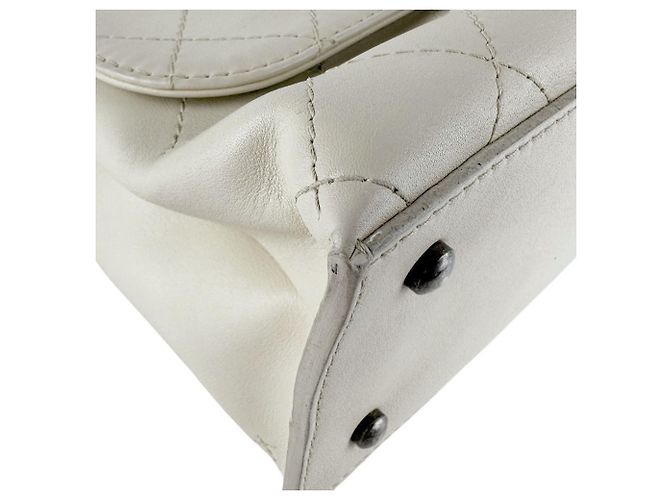 Timeless Borsa in pelle avorio Chanel Crudo - vista 8