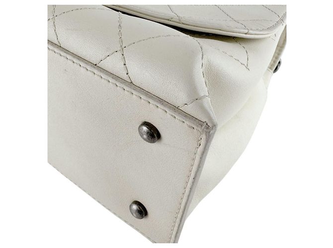 Timeless Borsa in pelle avorio Chanel Crudo - vista 9