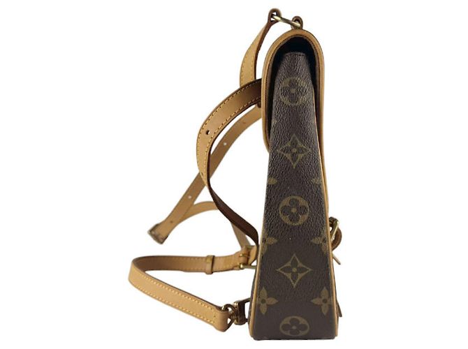 Zaino e Borsa a Spalla Louis Vuitton Monogram Marelle Marrone Monogramma - vista 2