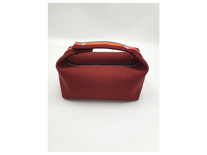 Hermès Bolso Bride-a-Brac HPavillon PM de Algodón Rouge H Roja - vista 2