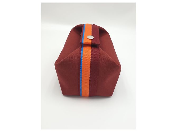 Hermès Bolso Bride-a-Brac HPavillon PM de Algodón Rouge H Roja - vista 3