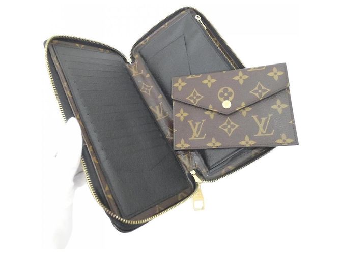 Organizer Cartera Organizadora Daily Monogram Louis Vuitton Castaño Negro - vista 6
