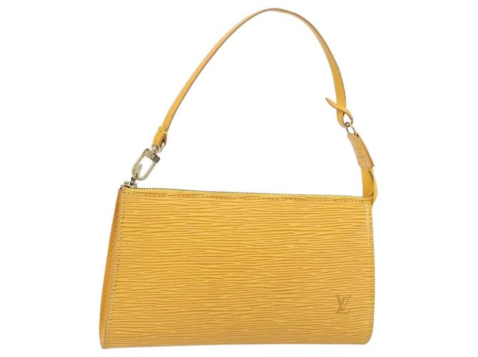 Louis Vuitton Pochette Accessoires Epi Leather Gelb - Ansicht 2
