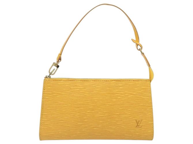 Louis Vuitton Pochette Accessoires Epi Leather Gelb - Ansicht 3