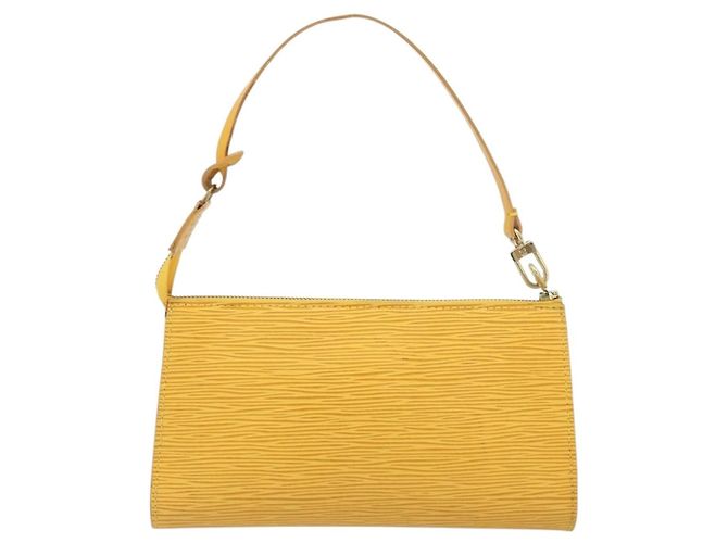 Louis Vuitton Pochette Accessoires Epi Leather Gelb - Ansicht 4