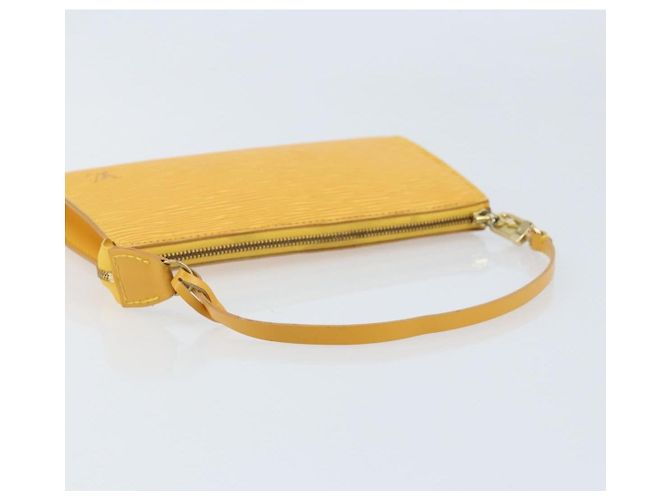 Louis Vuitton Pochette Accessoires Epi Leather Gelb - Ansicht 8