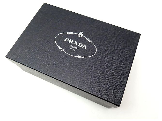 ZAPATOS DERBY DE PLATAFORMA EN CUERO PULIDO NEGRO PRADA 38 IT 39 FR - vista 10
