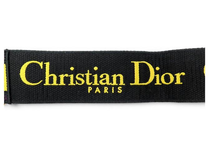 NEW CHRISTIAN DIOR SHOULDER STRAP CANVAS YELLOW 82-122 SHOULDER STRAP - view 3